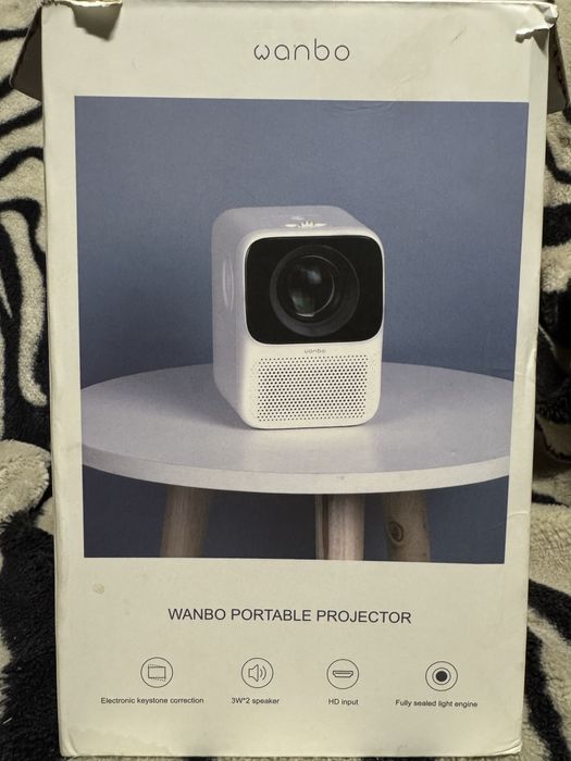 Przenosny projektor Wanbo malo uzywany