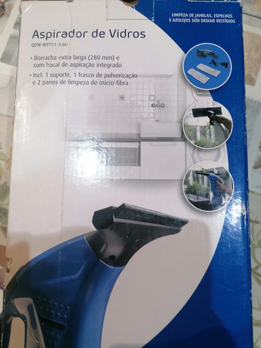 Aspirador de vidros novo em caixa