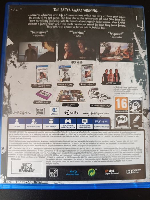 Gra life is strange PS4