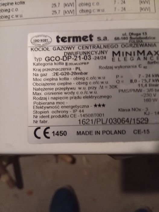 Termet nagrzewnica .