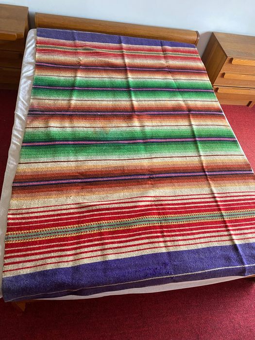 Manta de lã tradicional