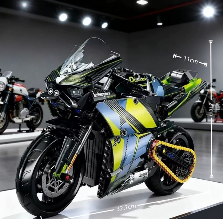 Конструктор мотоцикл BMW Lego Technic байк  689 блоков Лего