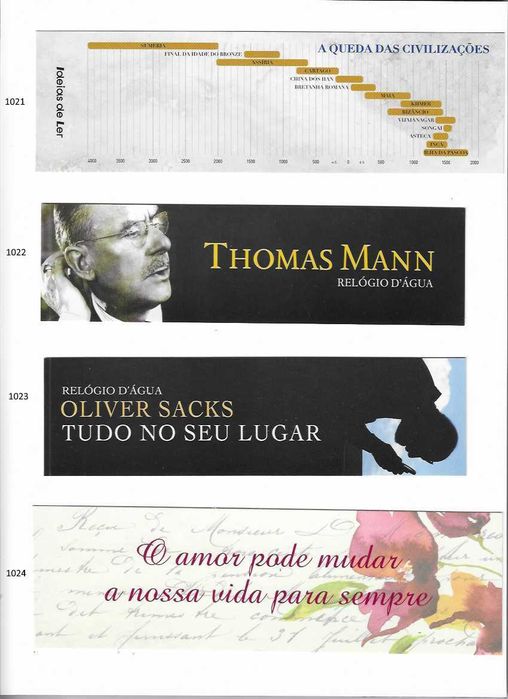 20 marcadores de livros - novos - olx X10933