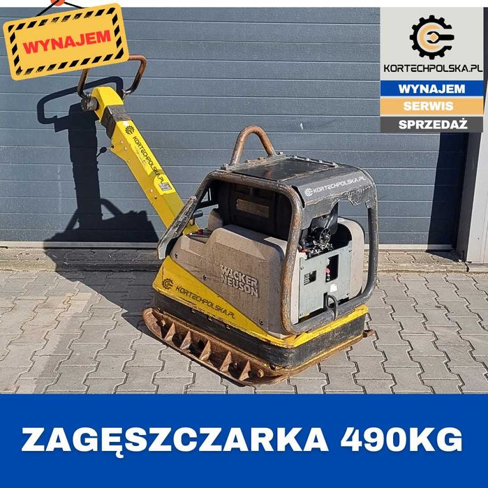 Wynajem Zagęszczarka ubijak 160kg 300kg 500kg ubijarka gruntu od ręki