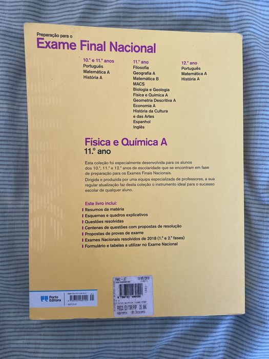 Livro de preparação exame 11 Fisica e Quimica A