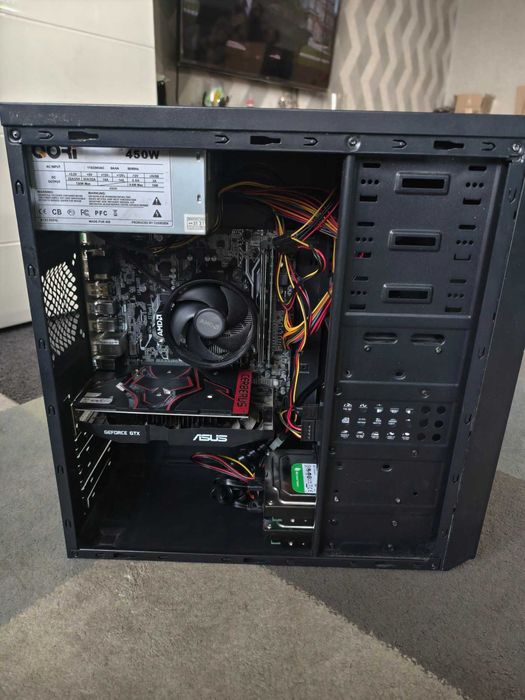 Системний блок Ryzen 5 2600 8 gb ddr4 SSD/HDD GTX 1050Ti 4gb