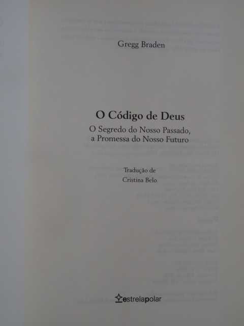 O Código de Deus de Gregg Braden - 1ª Edição