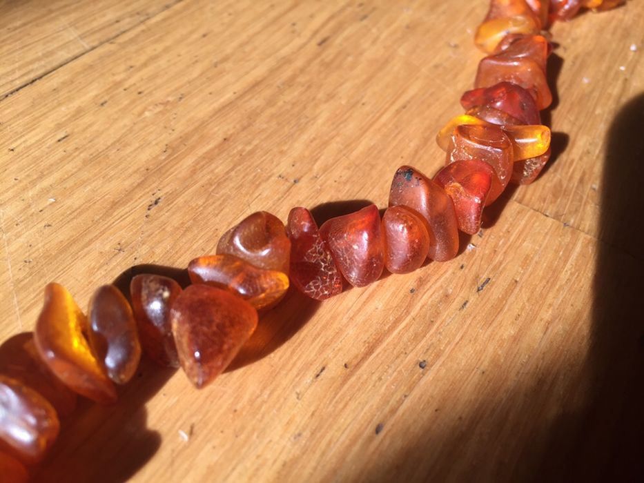 Бусы из янтарные