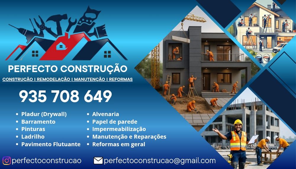 Pladur - Pinturas - Remodelação 
Remodelação em ge