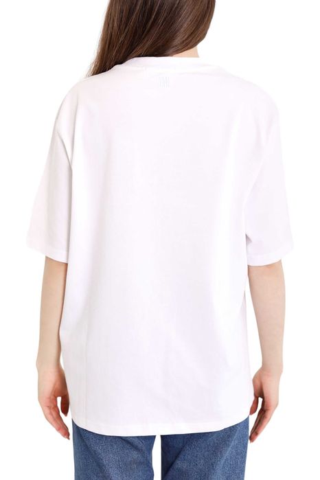 Футболка AMI Paris Exclusive Ami De Coeur T-Shirt White Black Heart