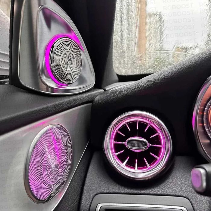 Подсветка Дефлекторы Твиттеры 4D Динамики Burmester Mercedes W205/X253