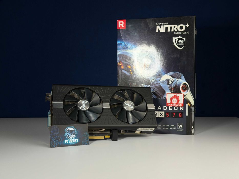видеокарта sapphire nitro+ radeon rx 570 - Купити електроніку