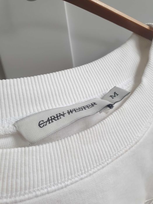 Biała bluza bluzka Carin Wester M 38 40 oversize