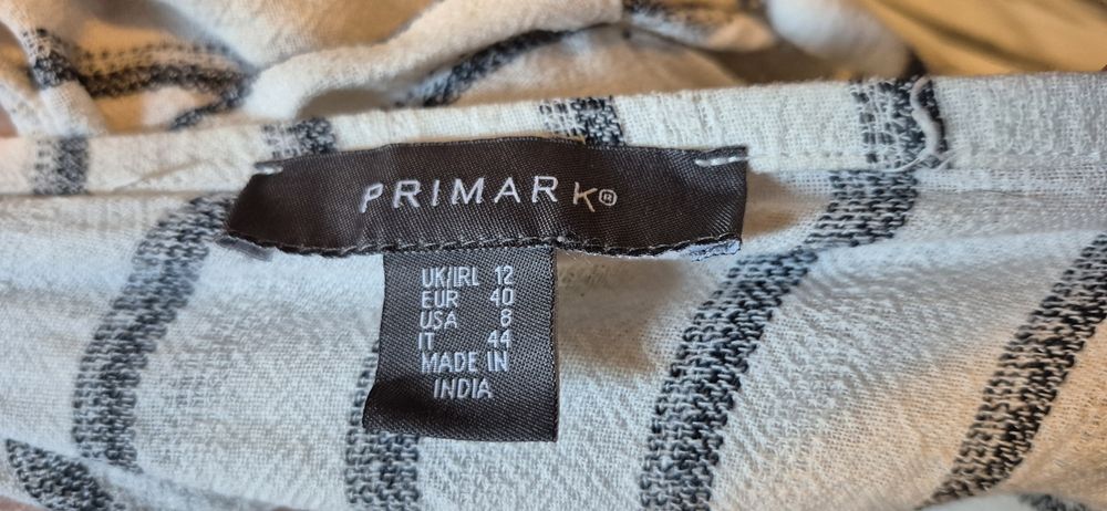 Macacão comprido com riscas