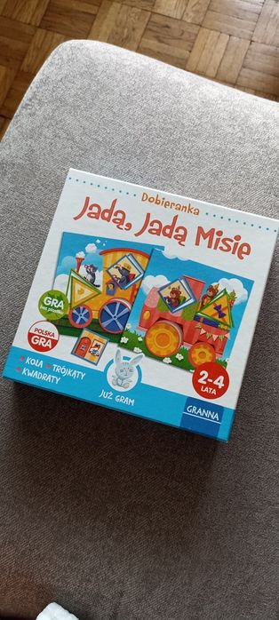 Gra dobieranka jadą misie 2-4 lata