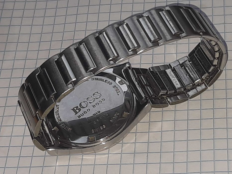 Шикарний чоловічий вінтажний годинник Hugo Boss