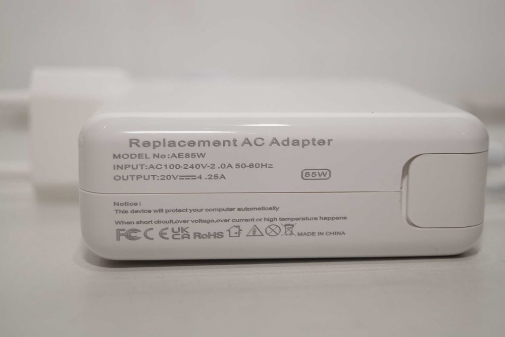 WS378  Zasilacz Ładowarka MagSafe 2 85W do Apple MacBoo
