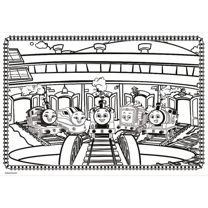 Tomek i Przyjaciele. Mega kolorowanka Trefl Books
