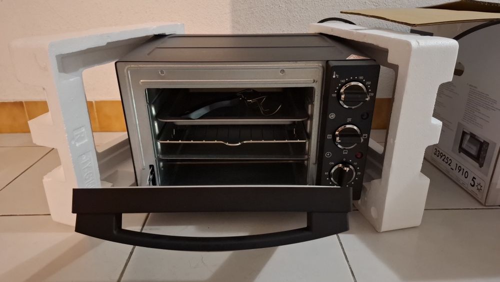 mini forno elétrico SilverCrest como NOVO na caixa