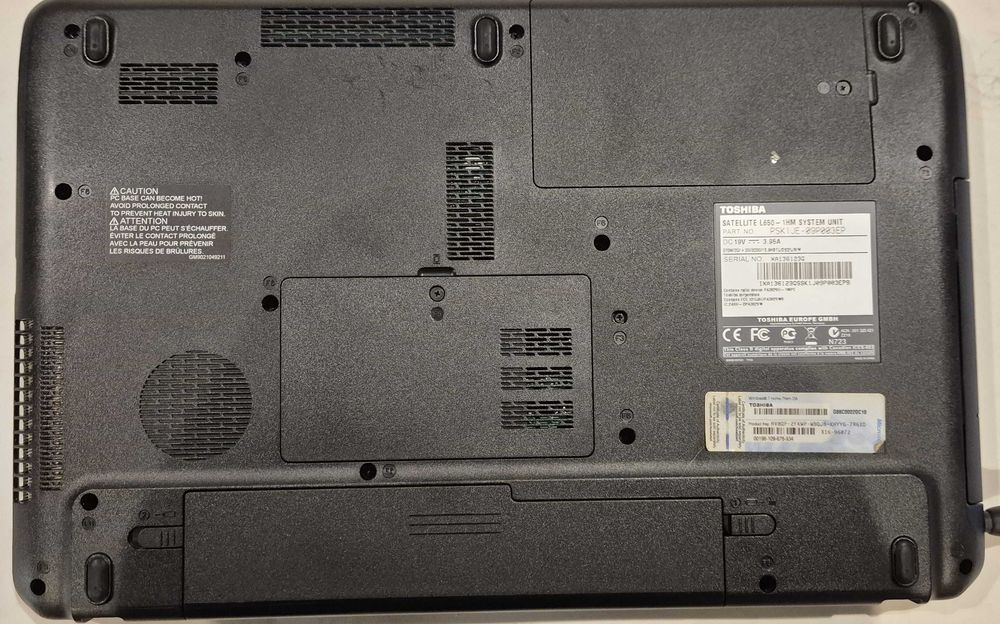 Toshiba Satellite L650 | SSD 500GB Samsung | Funcional e Rápido