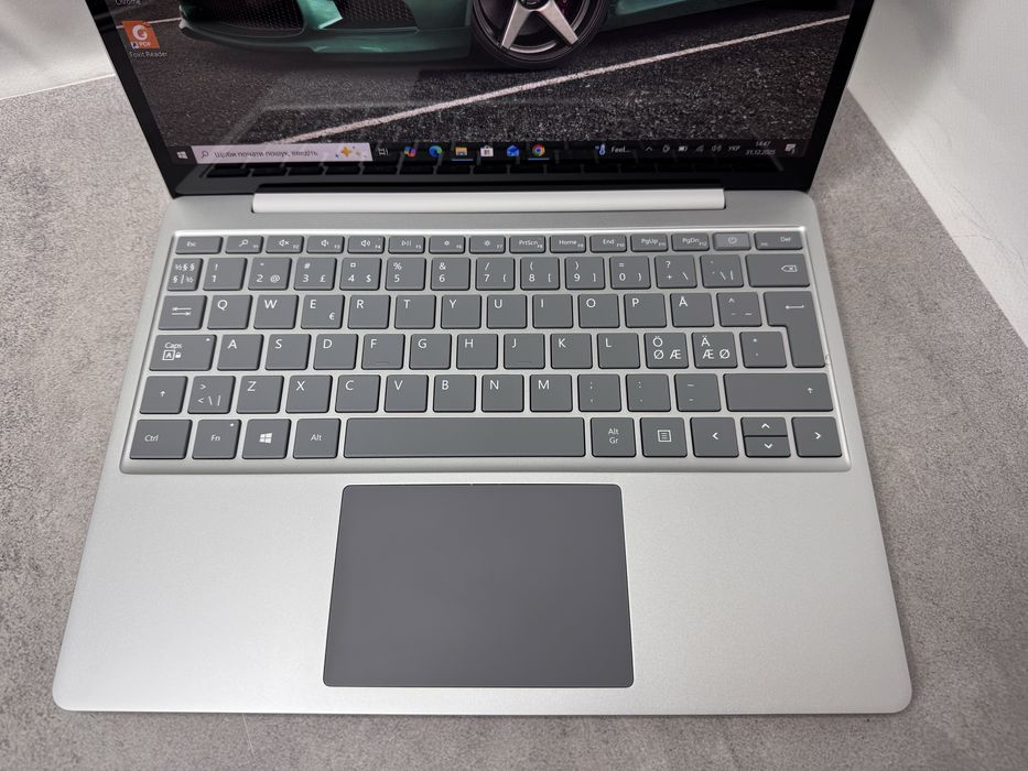 Сенсорний Microsoft Surface Laptop Go/i5-1035G1/4 ядра/8GB/128GB/FHD