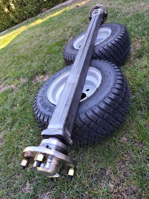 NOWA oś do przyczepki wózka ogrodowego atv mauzer