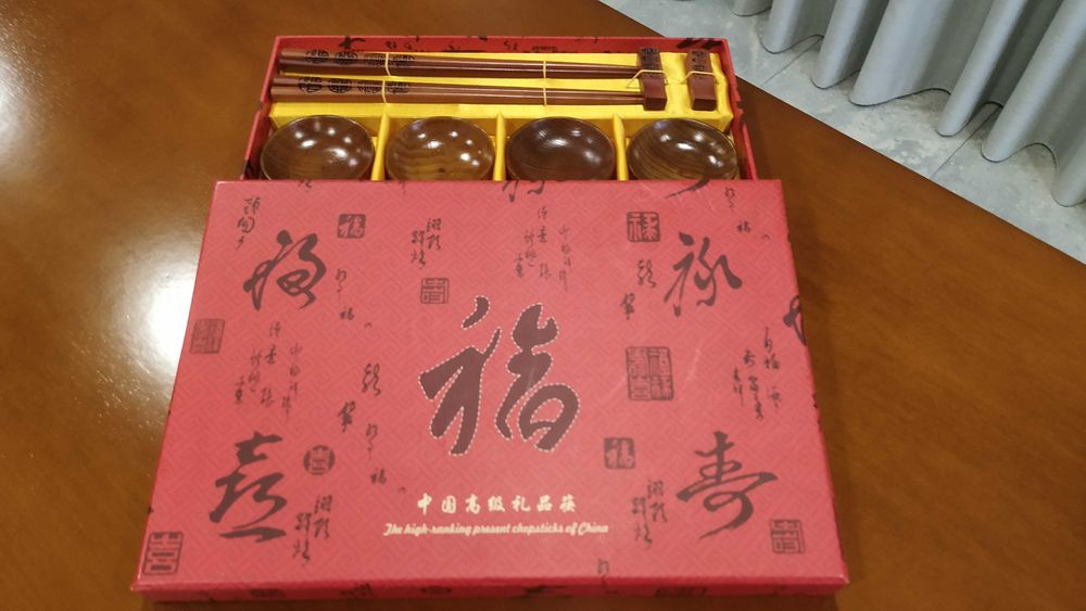 Conjunto de pauzinhos chineses