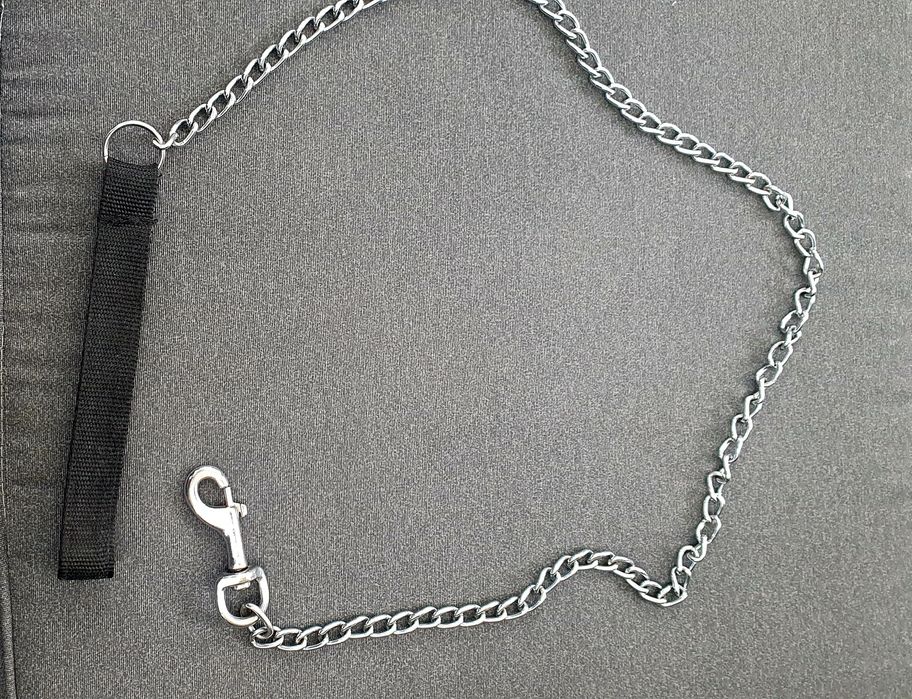 Smycz łańcuszkowa z solidnym karabińczykiem 1,28 M