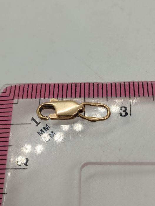Золотой замочек карабин 0.63 грамма