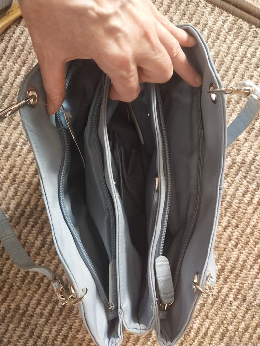 Torebka jasnoniebieską nowa