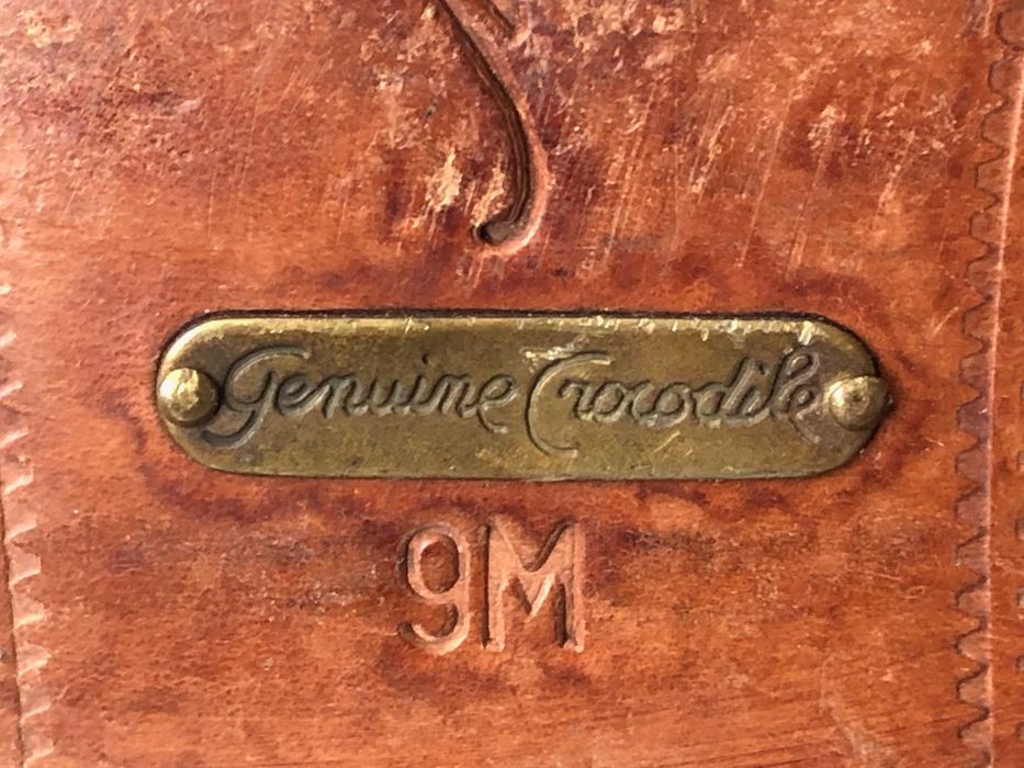 Туфли из натуральной кожи крокодила Mezlan (Испания)