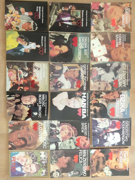 Jadwiga Courths-Mahler,Rodziewiczówna,Friede Birkner,Mniszek,Dell,Glyn