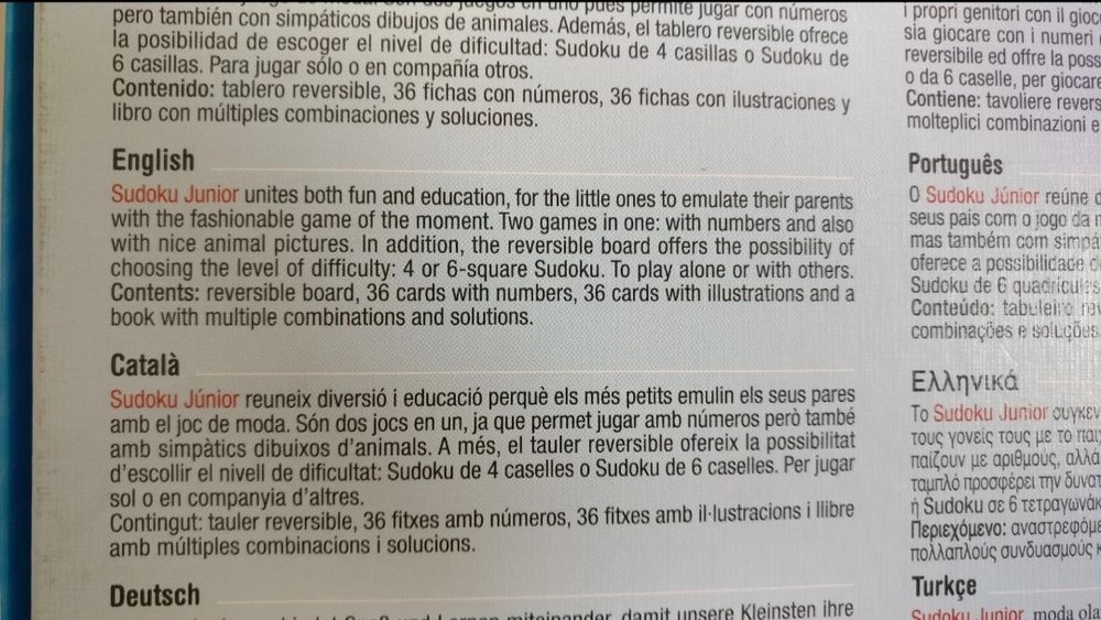 Sudoku Júnior - jogo educativo para crianças