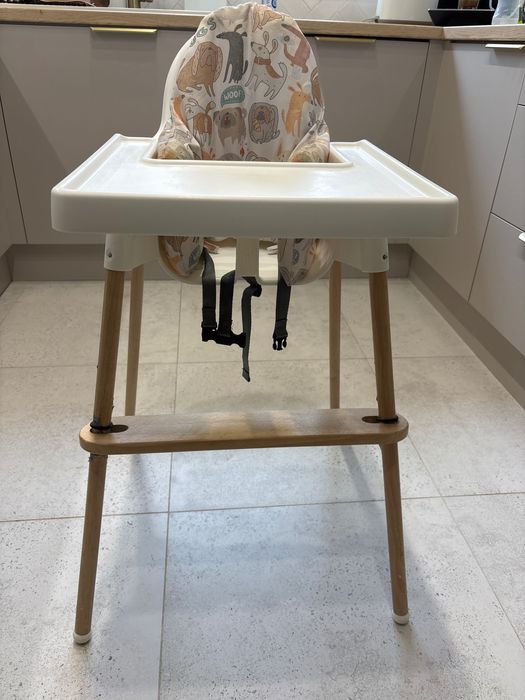 Krzesełko do karmienia IKEA Antilop z podnóżkiem