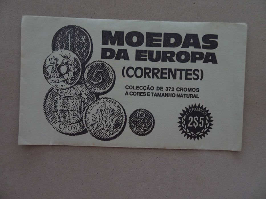 Carteira de cromos fechada Moedas da Europa (correntes)