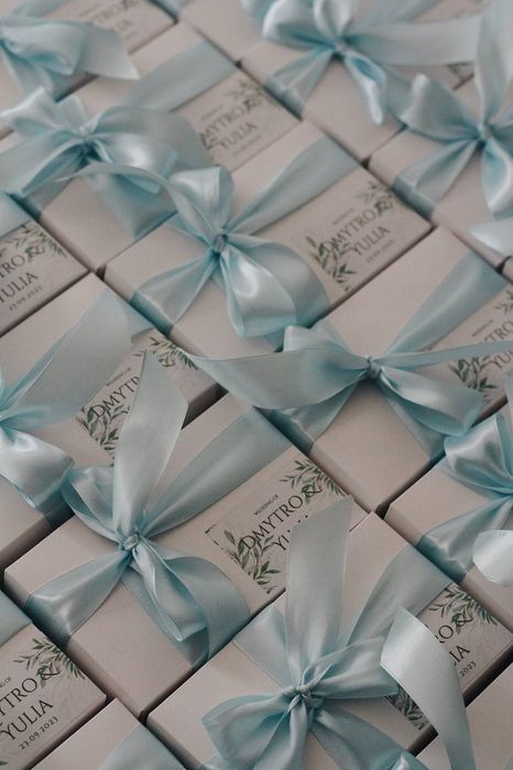 Аромасаше та свічки, подарунки для гостей на весілля Опт/гурт від 10шт