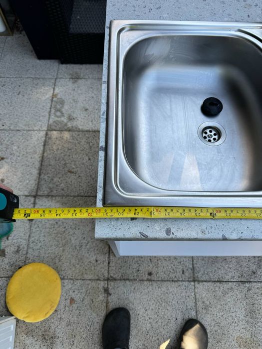 Zlew zlewozmywak dwukomorowy do domu, na ogrod, budowe