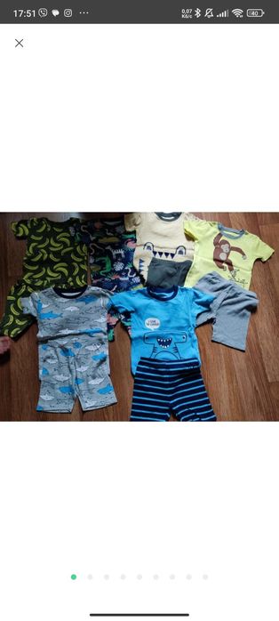 Шорти та футболки carter's 4t