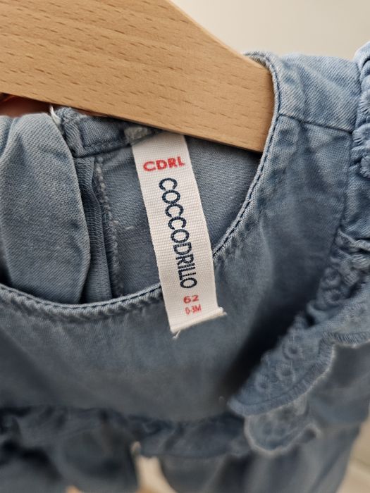 Sukienka na jesień a'la jeans rozm 62 cocodrillo