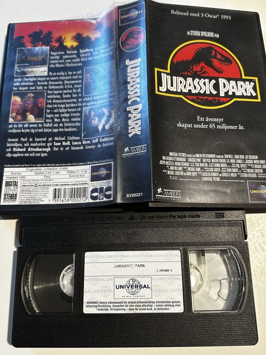 jurassic park VHS