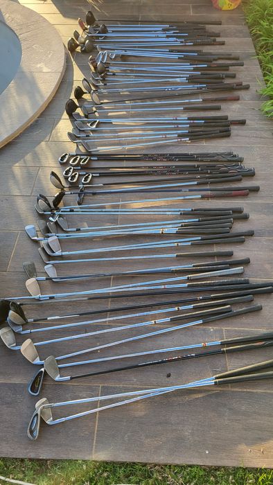 Kit de golfe em bom estado