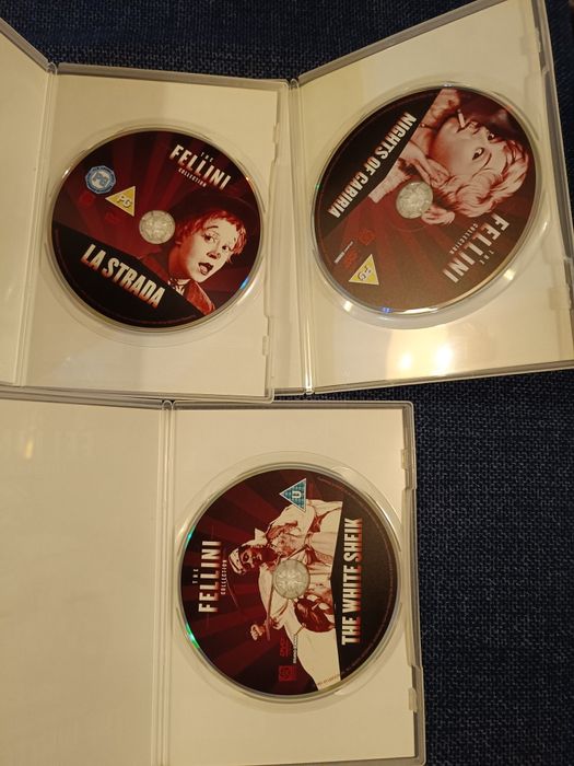 Coleção de Federico Fellini em DVD - 3 filmes (portes grátis)