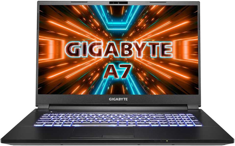 Laptop Gamingowy Gigabyte A7 K1 - RTX3060, Razen7 5800H, 17,3" 144Hz, SSD 1 TB, RGB + plecak chłodzenie podkładka