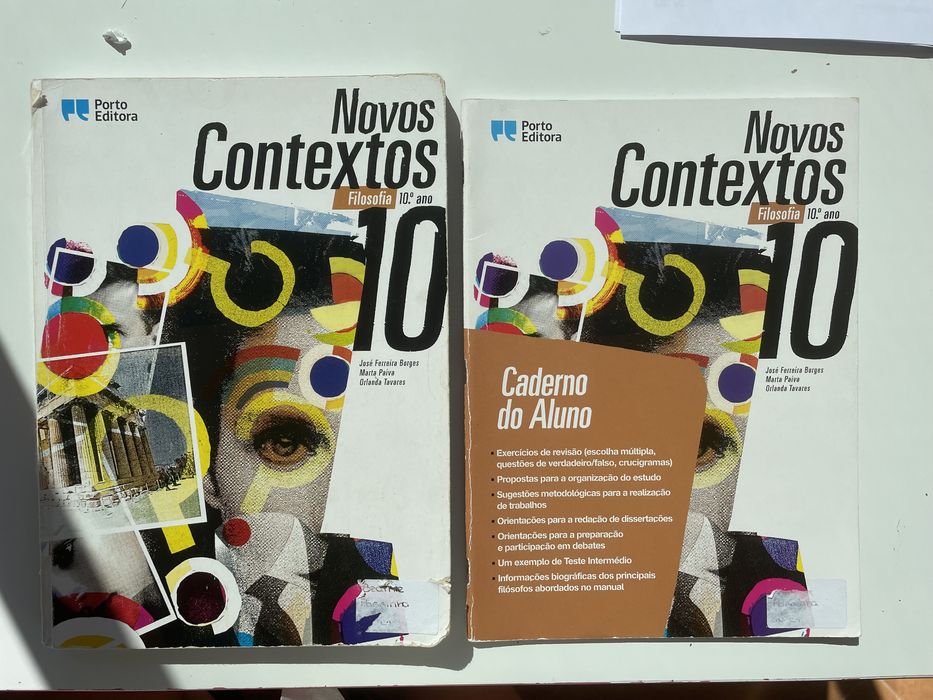 Novos contextos filosofia 10° ano manual e caderno do aluno