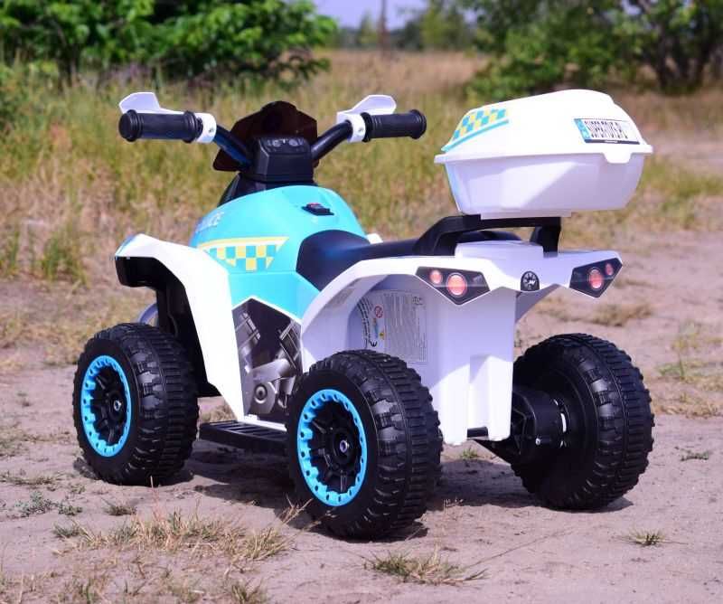BAWIBUS.PL Autko QUAD na akumulator auto jeździk elektryczny POLICJA
