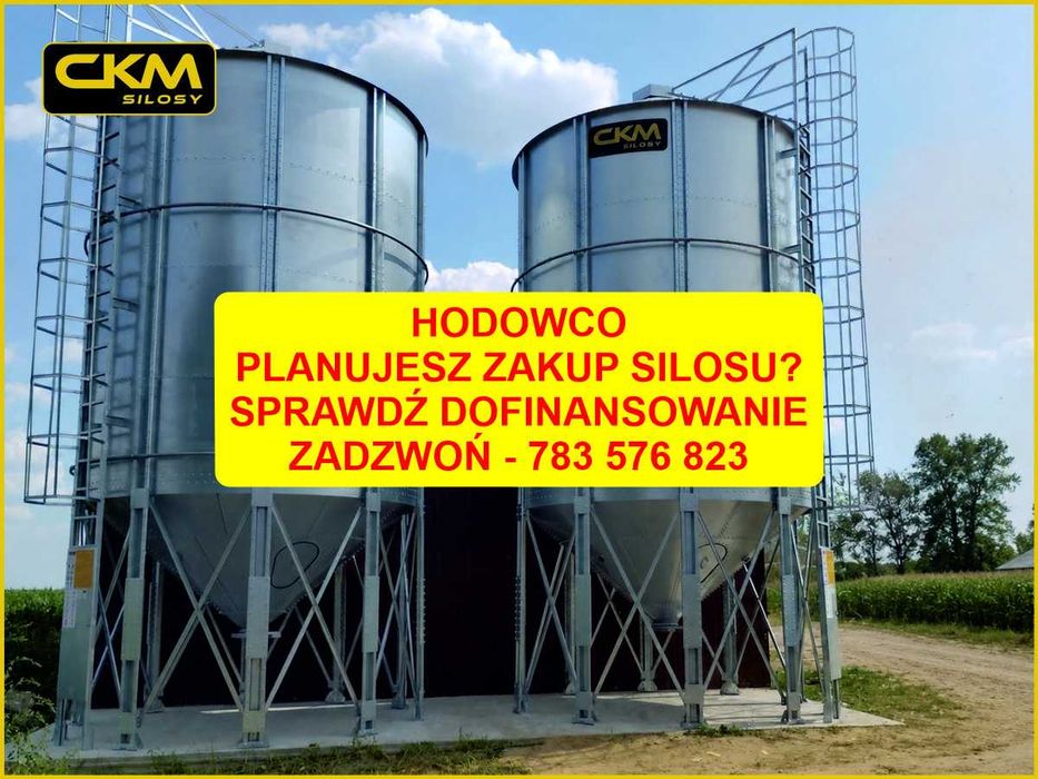 Silos lejowy na zboże 60 ton – średnica 3,86 m, nowy polski producent