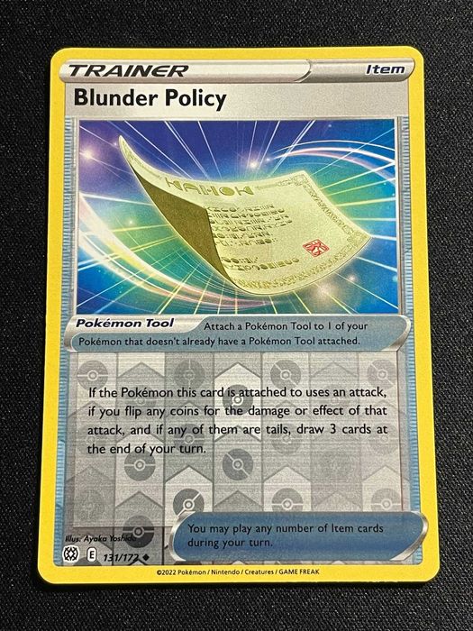 Carta Pokémon Blunder Policy 131/172 Brilliant Stars