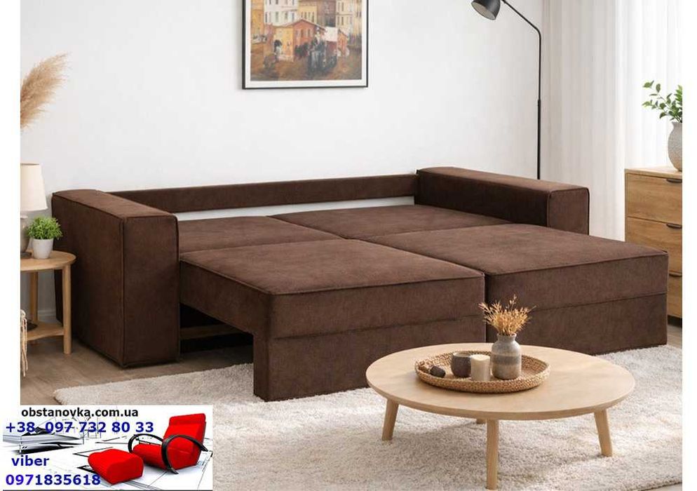 Диван еврокнижка Монако преміум якості пружин блок доставка по Україні