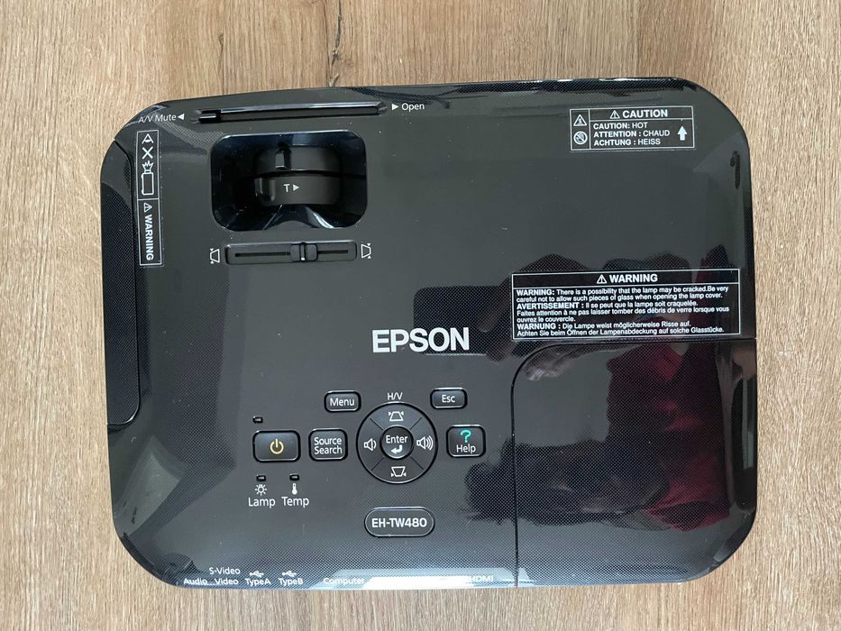 Epson EH-TW480 - Projetor 720p (HD Ready, 2800 lúmenes) - cor preta