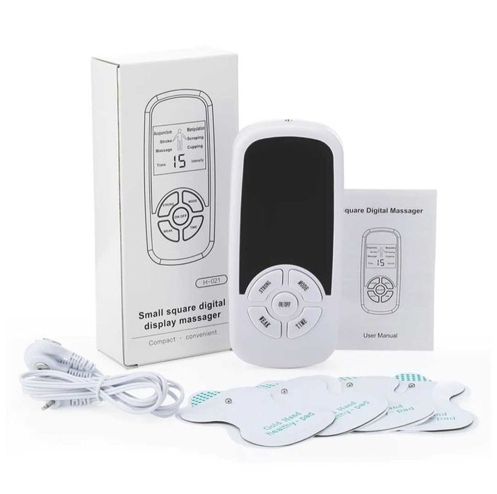 Eletroestimulador muscular massagem EMS + TENS Fisioterapia Musculação